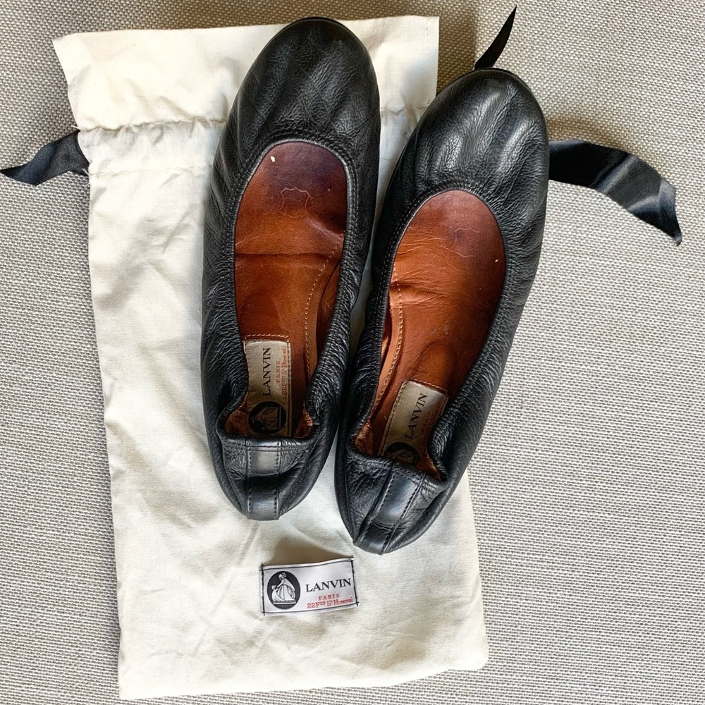 LANVIN Ballet Flats in Black 🥿